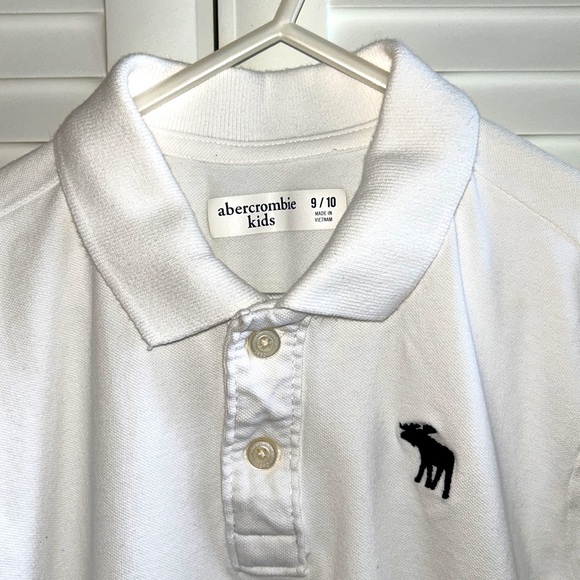 Abercrombie kids white Icon Polo - Picture 3 of 7